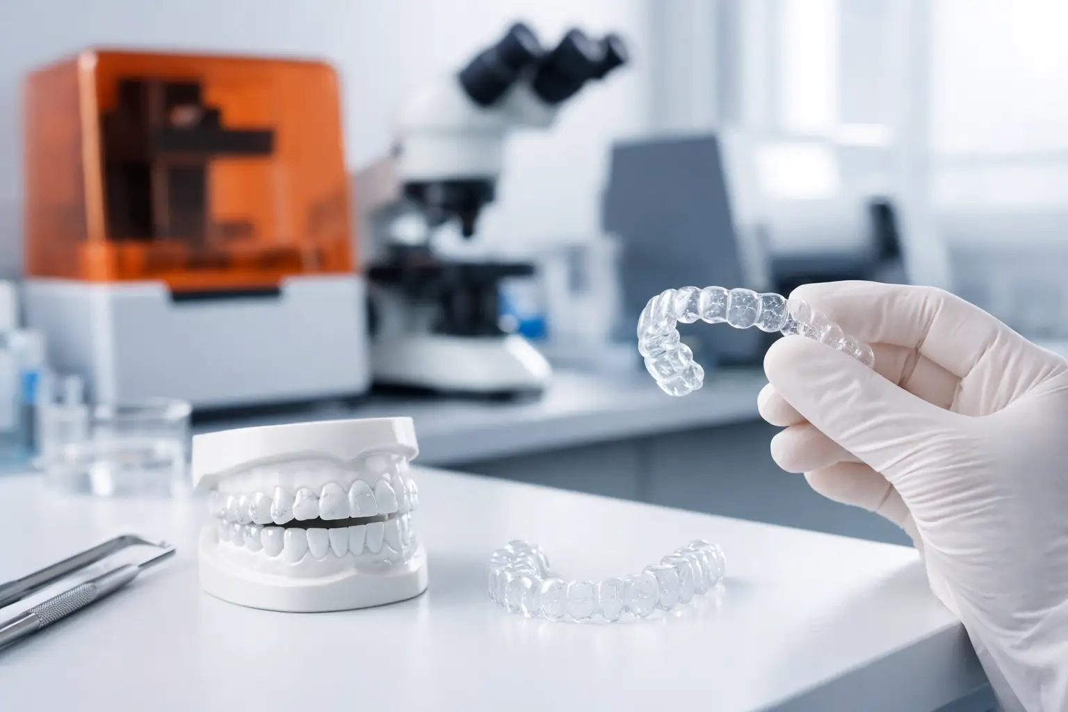 imagen laboratorio de ortodoncia invisible